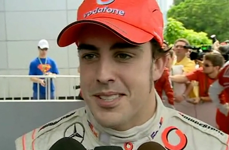 Olhos no retrovisor Há 15 anos a primeira vitória de Fernando Alonso