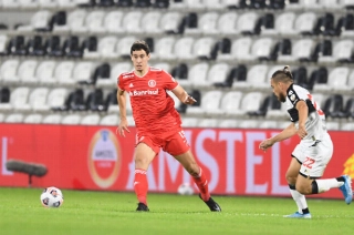 Rodrigo Dourado atuou em Assunção mas é dúvida para a partida. Foto: Ricardo Duarte/Inter