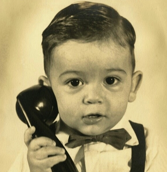 Com apenas um ano de idade, em 1951. Foto: Reprodução/Instagram