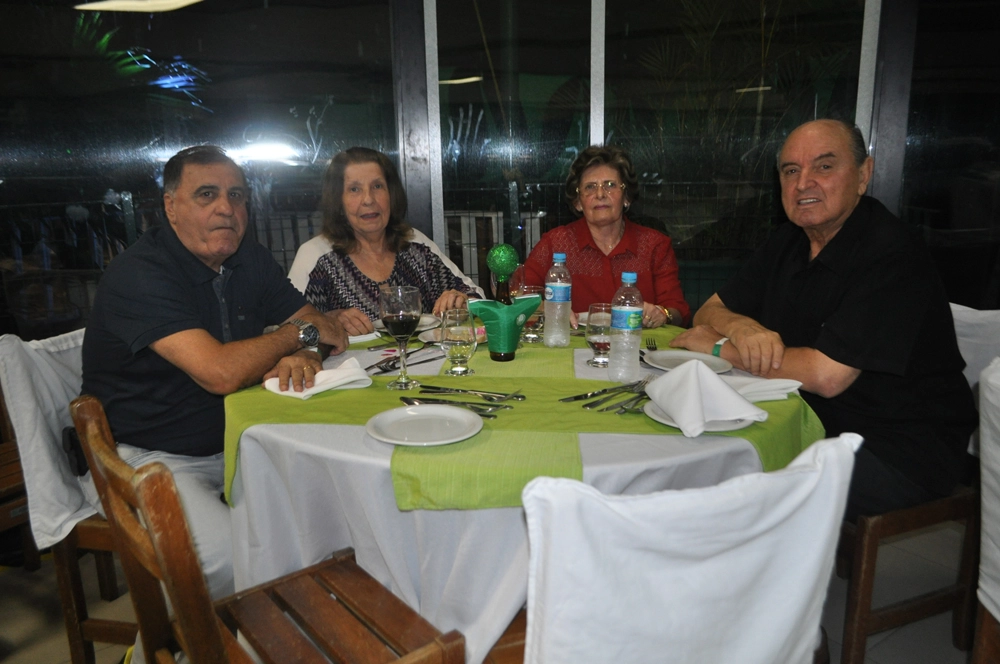 Na festa em homenagem aos ex-jogadores do Palmeiras, em 20 de setembro de 2014, no restaurante do Parque Aquático do Palestra Itália. Foto: Marcos Júnior/Portal TT