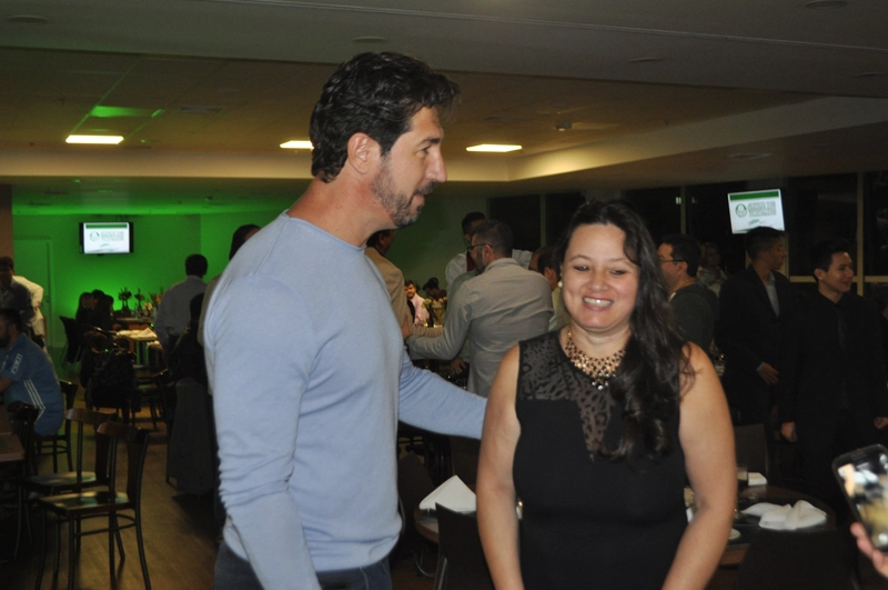 Em 29 de setembro de 2017, na Festa de Veteranos do Palmeiras, no Restaurante Jardim Suspenso, no Palestra It&aacute;lia. Foto: Marcos J&uacute;nior Micheletti/Portal TT