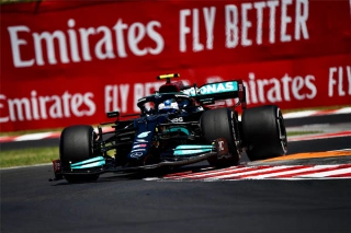 Finland&ecirc;s foi o mais r&aacute;pido no TL2 para o GP da Hungria. Foto: Mercedes-AMG Petronas F1 Team