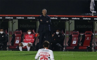 Hernán Crespo tem problemas para escalar o Tricolor. Foto: Paulo Pinto/saopaulofc.net