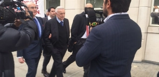 O julgamento do ex-presidente da CBF, Jos&eacute; Maria Marin, chega para seu julgamento. Foto: Eduardo Gra&ccedil;a/UOL