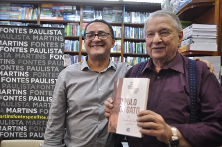 Os jornalistas Claudio Junqueira e José Paulo de Andrade. Foto: Marcos Júnior Micheletti/Portal TT