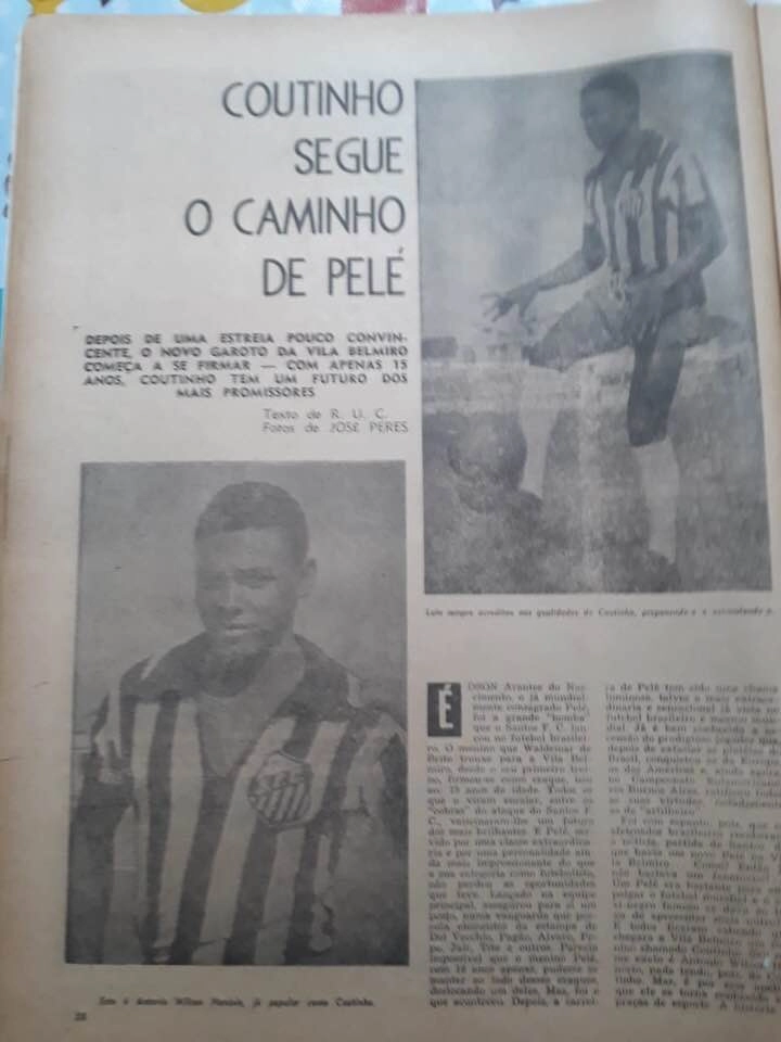 Destaque na `Gazeta Esportiva Ilustrada´em 1951. Foto: Reprodução