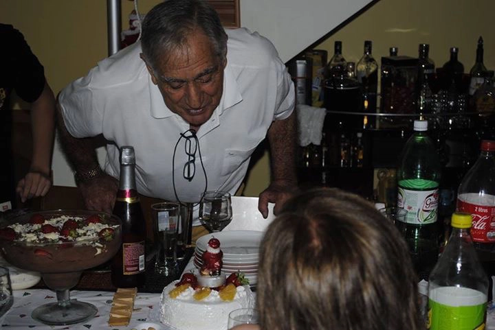 Em 2011, comemorando aniversário