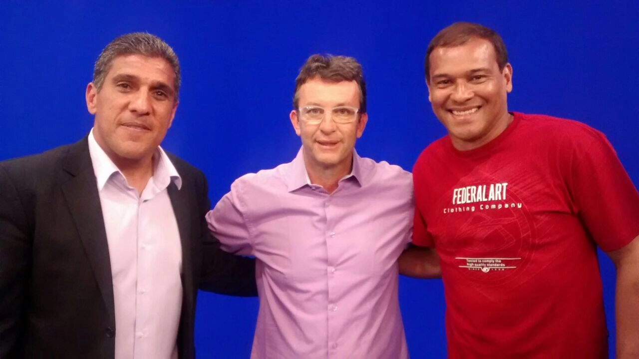 Silas, Neto e Müller no Os programa Donos da Bola