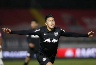O argentino Cuello estará no comando de ataque do time de Bragana. Foto: Ari Ferreira/Bragantino