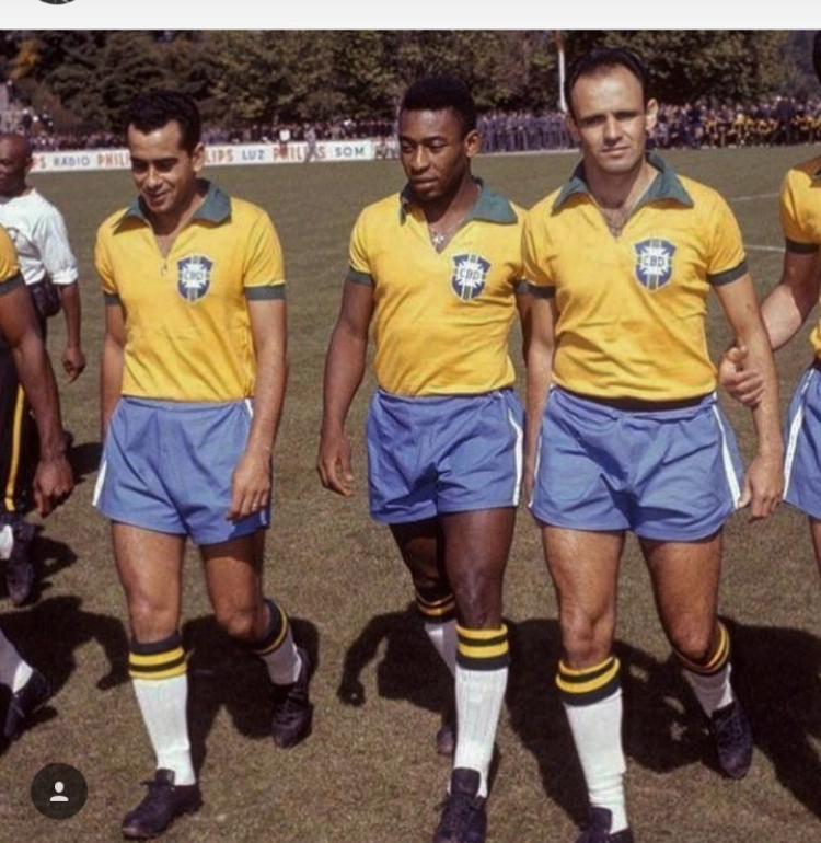 Zito, Pelé e Pepe em 1962. Foto: Divulgação