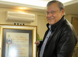 O jornalista é cidadão de Barra Bonita desde 2014. Foto: Marcos Júnior Micheletti/Portal TT