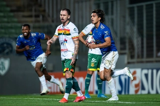 Clube mineiro é hoje o 14º colocado na tabela e tem apenas 1% de probabilidade de subir. Foto: Bruno Haddad/Cruzeiro