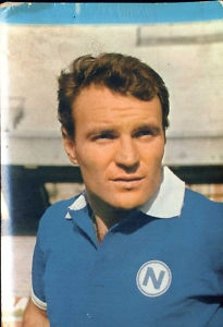 Mazzola no início da década de 70, com a camisa do Napoli. Foto: Reprodução