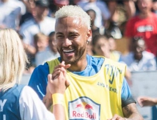 Neymar durante evento Neymar Jr´s Five 2019