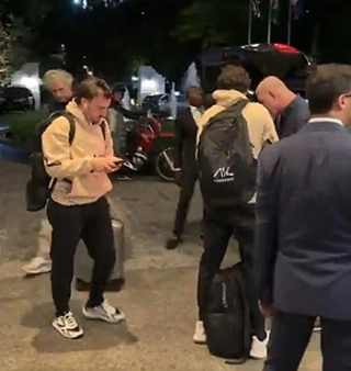 Piloto espanhol desembarcou na capital paulista no final da noite de ontem. Foto:  Reprodução/X