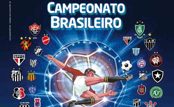 2016 - 2  Brasileirao, Album de figurinhas, Sc internacional