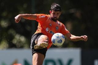 Novo atacante atleticano deve entrar em campo pela primeira vez já no próximo domingo (29). Foto: Pedro Souza/Atlético