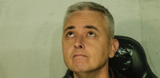 Nunes olha o céu em expectativa: herói improvável conduziu Atlético até decisão continental
