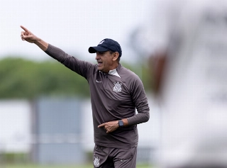 O argentino Ramón Diaz, treinador do Alvinegro. Foto: Rodrigo Coca/Agência Corinthians