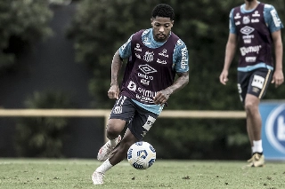 Atacante do Peixe revelou ter passado por cirurgia nas últimas semanas. Foto: Ivan Storti/Santos FC