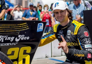 Colton Herta, hoje na Indy, é um dos candidatos do time que estreará em 2026. Foto: Instagram