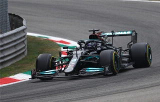 Britânico começou bem o final de semana em Monza. Foto: Mercedes-AMG Petronas F1