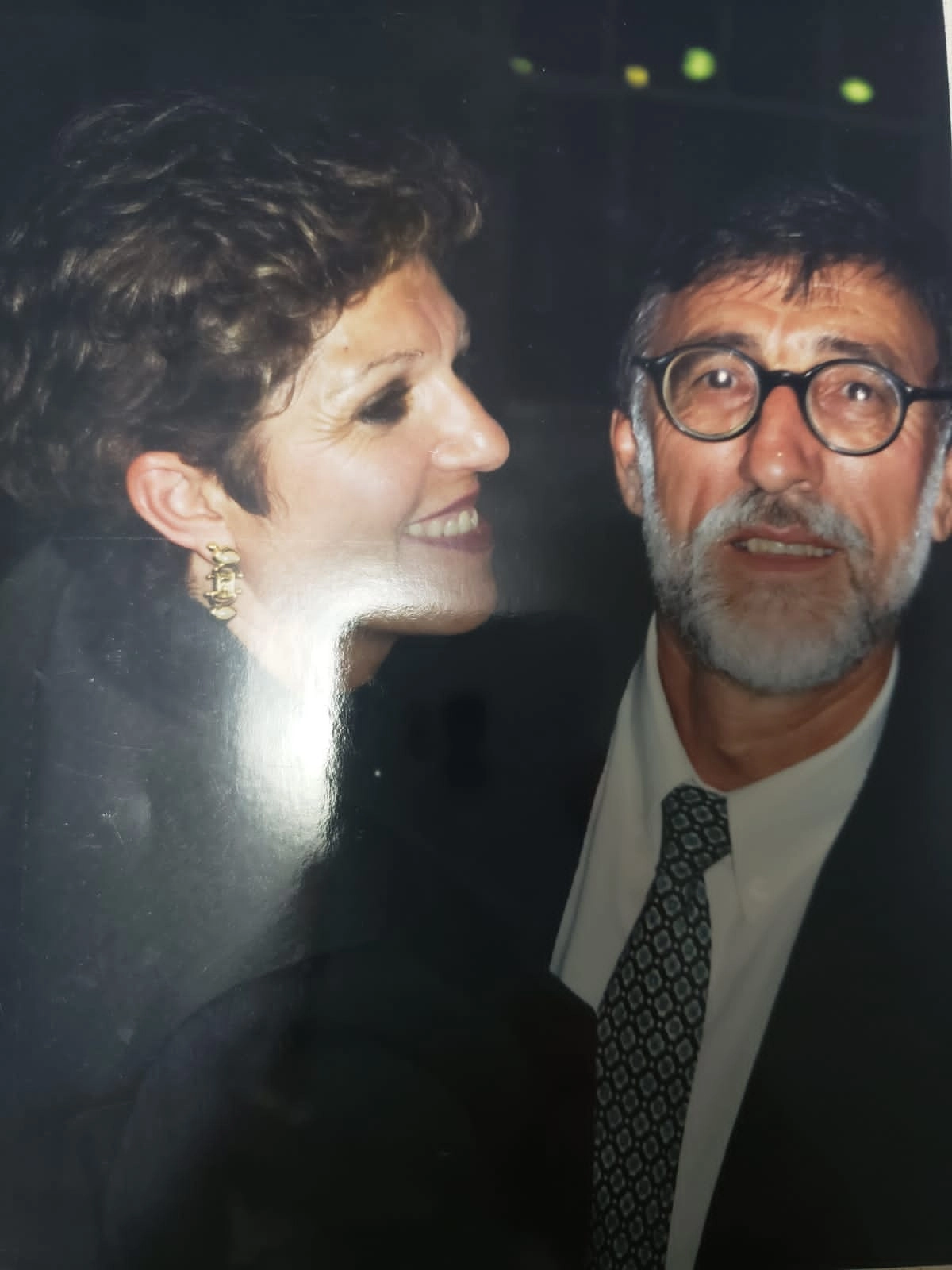 Lenice Magnoni Neves e o cunhado Édson Dino