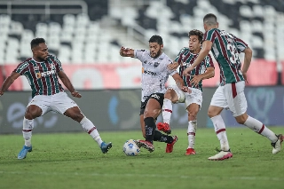 Galo venceu a partida de ida por 2 a 1 e tem a vantagem do empate. Foto: Pedro Souza/Atlético