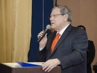 Durante seu discurso em 29 de agosto de 2014. Foto: Gustavo Faria