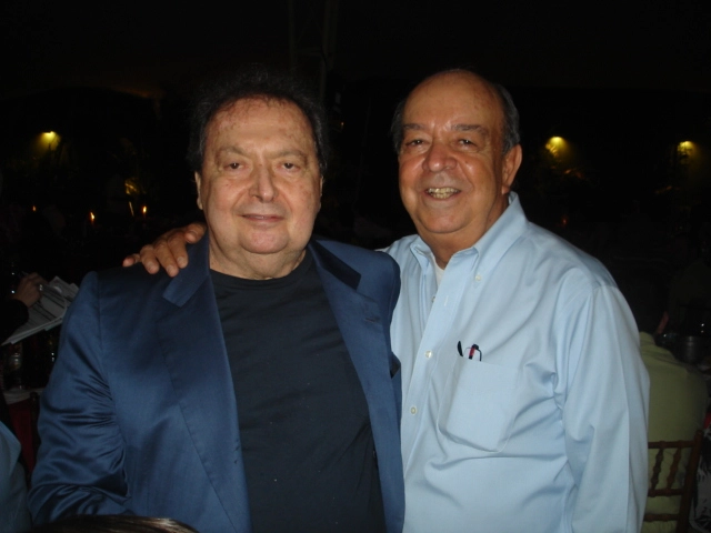 Em 2010, em Uberaba-MG, João Carlos Di Genio e Jonas Barcellos, nomes fortes na criação de gado Nelore. Foto: Juliana Camargo/Canal Rural