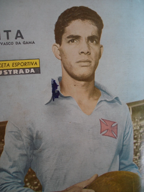 Ita, quando jogava no Vasco foi capa de revista. Foto enviada por Roberto Saponari