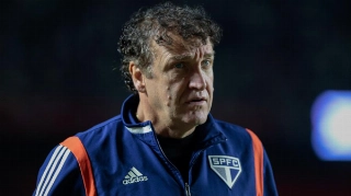 Cuca, técnico do São Paulo, em clássico contra o Palmeiras pelo Brasileiro 2019. Foto: Marcello Zambrana/AGIF/Via UOL
