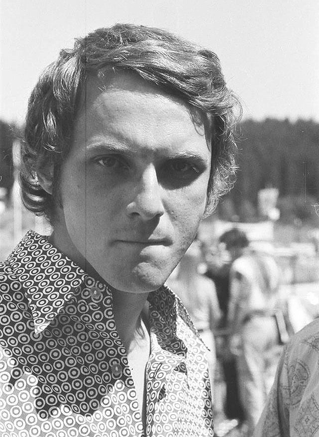 Em 15 de agosto de 1971, em Osterreichring, na Áustria, dia em que disputou seu primeiro GP de F1. Foto: Divulgação