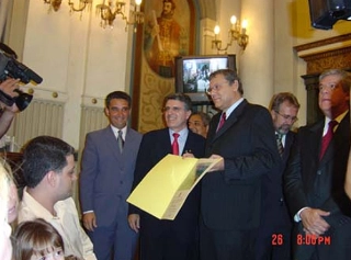 Evento aconteceu em março de 2004. Foto: Divulgação