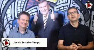 Marcos Júnior Micheletti e Frank Fortes discutiram a fase do Verdão. Foto: Reprodução