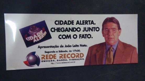 João Leite, destaque do programa Cidade Alerta. Foto: reprodução