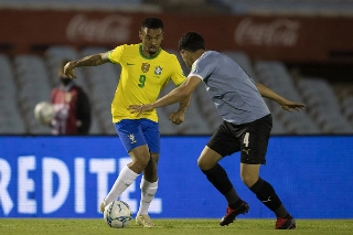 Seleção brasileira é a líder das eliminatórias; os uruguaios ocupam a quarta posição. Foto: Lucas Figueiredo/CBF