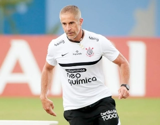 Sylvinho, técnico do Corinthians. Foto: Rodrigo Coca/Ag. Corinthians
