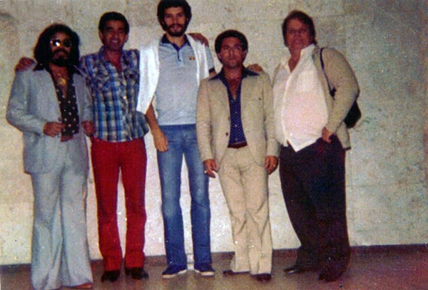 Da esquerda para a direita: Zé Rico, Chicão Pereira, Sócrates, Milionário e Loureiro Júnior. Foto enviada por Antonio Carlos de Quintal