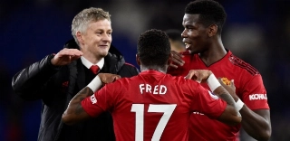 Paul Pogba foi titular na primeira partida de Solskjaer à frente do United. Foto: Rebecca Naden/Reuters/Via UOL