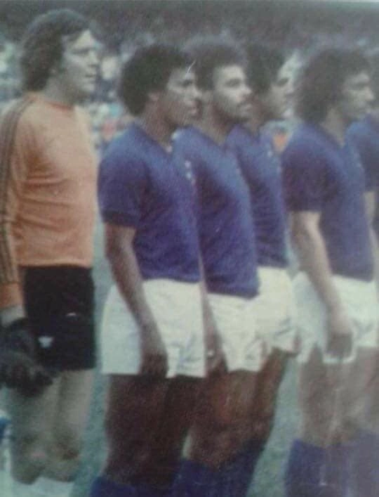Cruzeiro em 1976. Na foto, Raul, Eli Carlos, Joãozinho, Ozires e Nelinho. Foto: Reprodução