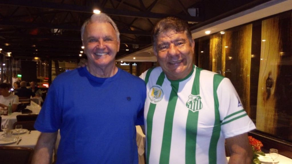 Valdir Appel e Joel Santana em setembro de 2018.  Foto: arquivo pessoal de Valdir Appel