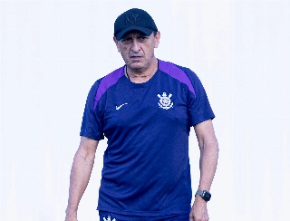 Ramón Díaz, técnico do Corinthians. Foto: Rodrigo Coca/Ag. Corinthians