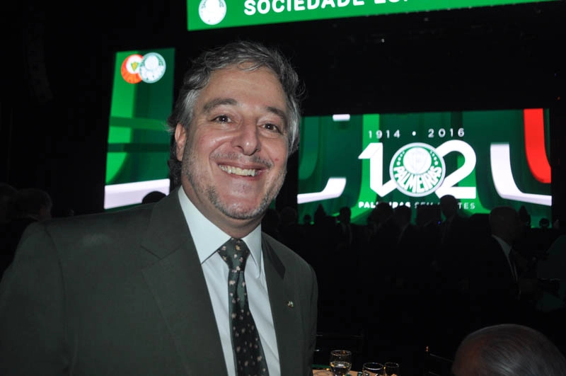 Em 26 de agosto de 2016, no Espaço das Américas, na festa dos 102 anos do Palmeiras. Foto: Marcos Júnior Micheletti/Portal TT