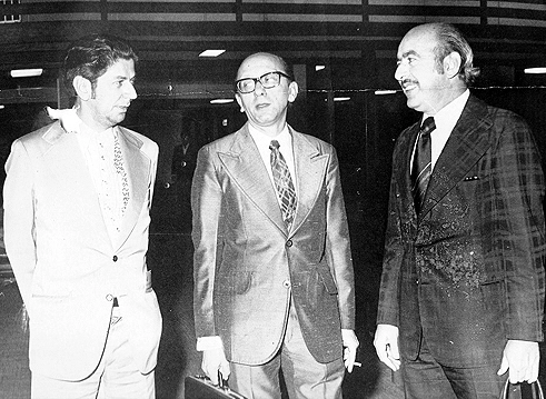 Viajando para a Espanha em 1976 para acompanhar o Santos no troféu Ramon de Carranza Vitor Moran, Alfredo Orlando e o saudoso corintiano Antonio Guzman