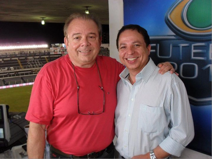 Luciano do Valle e Carlos Batista. Foto: Arquivo pessoal