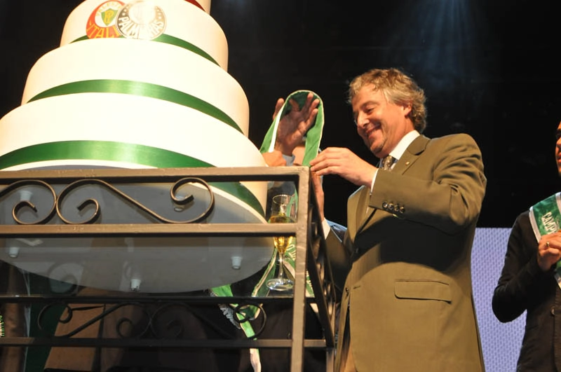 Em 26 de agosto de 2016, no Espaço das Américas, na festa dos 102 anos do Palmeiras. Foto: Marcos Júnior Micheletti/Portal TT