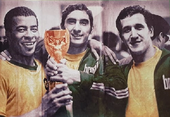 Jairzinho, Rogério Hetmanek (ponta cortado por lesão às vésperas da Copa de 1970, mas que seguiu no México trabalhando como olheiro da comissão técnica) e Carlos Alberto Parreira