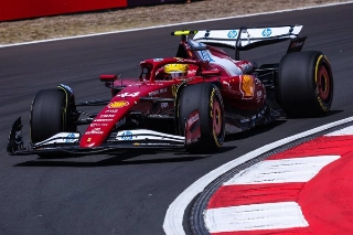 Britânico começou a mostrar serviço pela Ferrari. Foto: Scuderia Ferrari HP