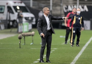 Sylvinho, técnico do Corinthians. Foto: Rodrigo Coca/Ag. Corinthians